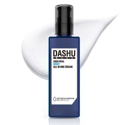 DASHU Aqua Deep Real Moist All in One Cream for Men 5.17oz â€“ Anti-Wrinkle, Face Moisturizer Lotion