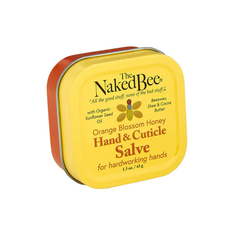 The Naked Bee Hand & Cuticle Healing Salve (1.5 oz/Sunflower Beeswax & Shea Butter)