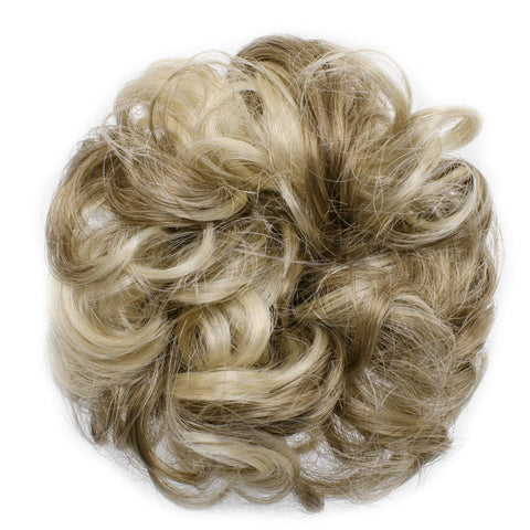 H16613 : Onedor Ladies Synthetic Wavy Curly or Messy Dish Hair Bun Extension Hairpiece Scrunchie Chignon Tray Ponytail (H16613)