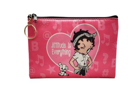 Midsouth Products Betty Boop Make Up Bag, Pink, Attitude is Everything