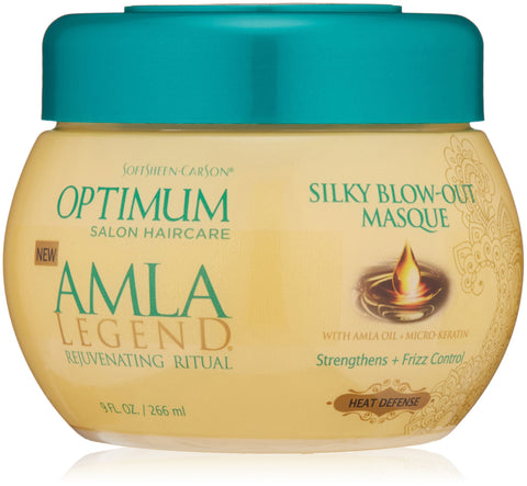 SoftSheen-Carson Optimum Salon Haircare Amla Legend Silky Blow-Out Masque, 9 oz