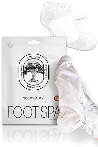 TODAYADAY Special Care Foot Spa 5 Pairs - Moisturizing Foot Spa - Foot Skin Repair - Smart Moisturizing for Dry, Aging, Cracked Foot Mask.