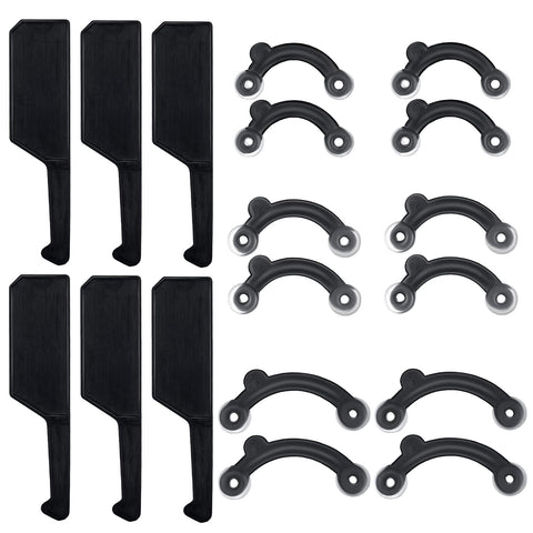 Spnico 6 Pairs Nose Shaper Nose Up Lifting Shaping Clip Beauty Tool Nose Shaper Inserts No Pain Invisible Nose Up Lifting Clip Shaper Tool Straightening Beauty Kit for Women Men (Black)