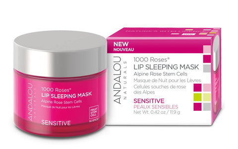 Andalou Naturals 1000 Roses Lip Sleeping Mask, 0.5 OZ