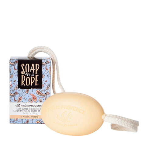 Pre de Provence Soap On a Rope, Sandalwood, 200 Gram