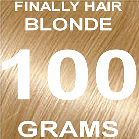 Finally Hair Building Fiber Refill 100 Grams Light Blonde Hair Loss Concealer by