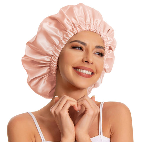 Satin Bonnet Silk Bonnet Hair Bonnet for Sleeping Satin Bonnet for Hair Bonnets for Women Silk Bonnet for Natural Hair