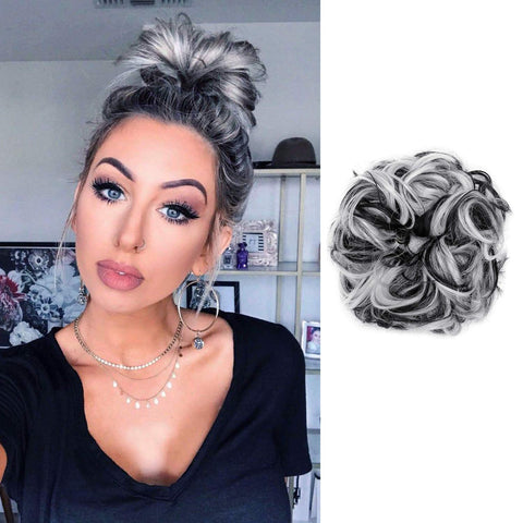 Scrunchy Scrunchie Updo Hairpiece Messy Hair Bun Extensions Chignons Hair Piece