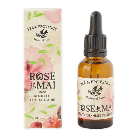 Pre de Provence Versatile, Radiant, Massage Dry Body Oil - Rose De Mai, 1.0 Fl Oz