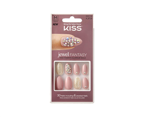 KISS Jewel Fantasy Nails Medium Length (KJF04)