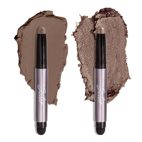 Julep CrÃ¨me to Eyeshadow Stick Duo - Taupe Shimmer and Stone