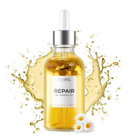 FACE SERUM OIL with Jojoba - Teami Repair - Best for Skin Care Treatment, Acne Scar, Rosacea, Dark Spot Corrector and Remover for Facial or Whole Body. 100% Pure Plant Extracts and NO Fillers!