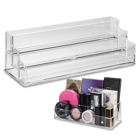 byAlegory Tiered Acrylic Palette Makeup Organizer | Fits Small To Standard Size Palettes