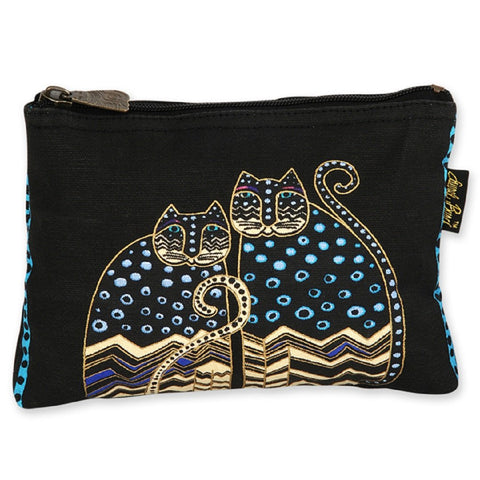Laurel Burch Feline Minis Cosmetic Bag (Polka Dot A)