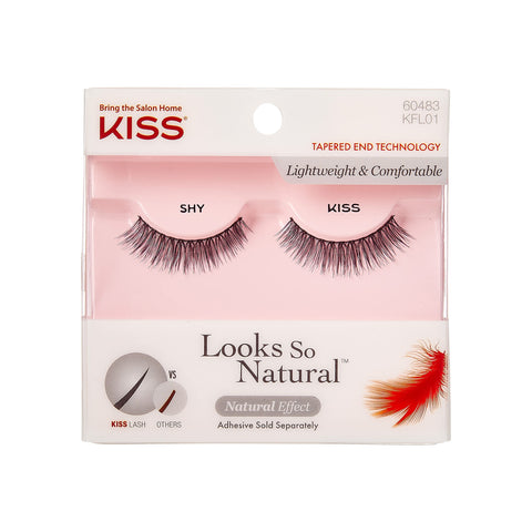 Kiss Products Looks so Natural Lashes, Shy, 0.03 Pound (Pack of 3)