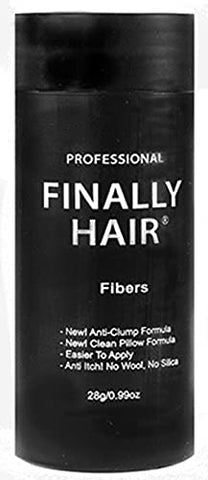 Light Salt & Pepper (brown with touch of grey) : Hair Building Fibers Hair Loss Concealer Fiber 28 Gram .99oz Refillable Bottle by Finally Hair (Light Salt & Pepper - Light Brown with touch of grey)