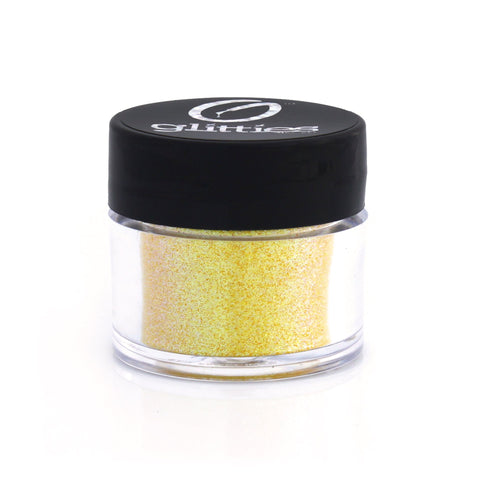 GLITTIES - Pineapple - Cosmetic Grade Extra Fine (.006") Loose Glitter Powder Safe for Skin! Perfect for Makeup, Body Tattoos, Face, Hair, Lips, Soap, Lotion, Nail Art - (10 Gram Jar)