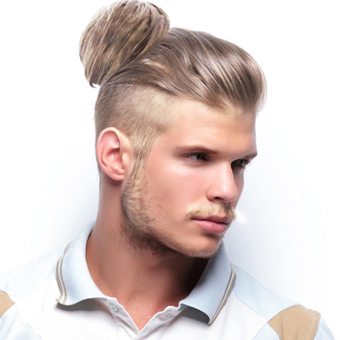 Man Bun The Original Clip On Man Bun (Tm) (Blonde)