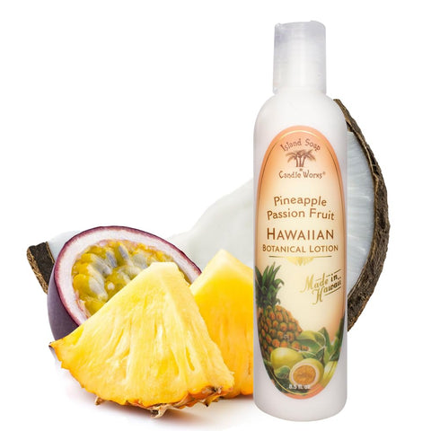 Island Soap & Candle Works Lotion, Pineapple Passion Fruit, 8.5 Ounce