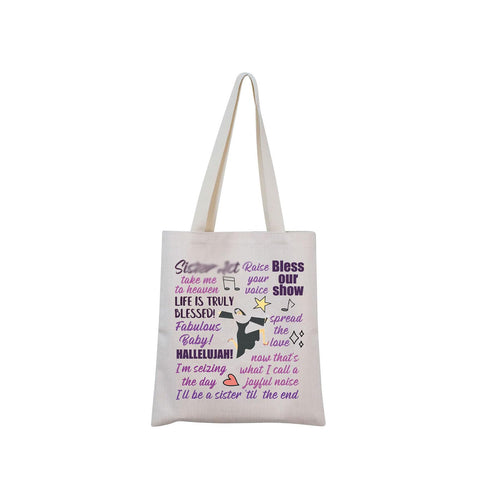 MINIGIU Sister Musical Inspired Gift Sister Musical Lover Gift Sister Musical Tote Bag, Sister Tote Bag, Large