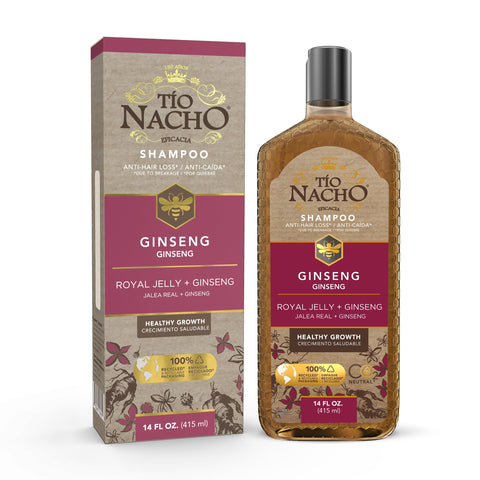 Tio Nacho Anti Hair Loss Ginseng Shampoo, 14 Ounces, Red (01845)