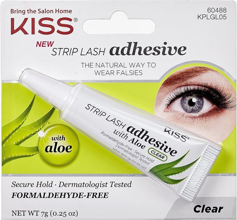 Kiss Strip Lash Adhesive With Aloe (Clear) by Kiss