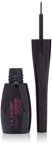 L.A. COLORS Thin Tip Liquid Liner, Black, 0.22 Ounce