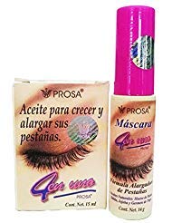 2 Pack-Prosa Mascara For Enlarging Eyelashes 1 rimel con aceite de mamey oil Enlarging Eyelashes