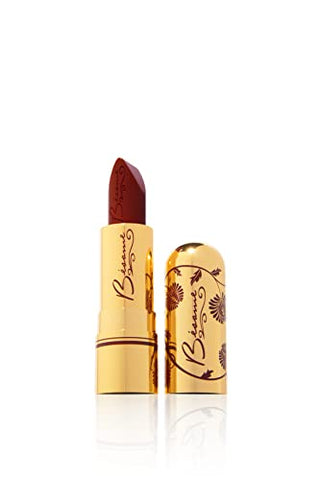 BESAME Blood Red Lipstick - 1922 Vintage Deep Shade With Vitamin E, Moisturizing, Lustrous Satin Finish, Long-Lasting Lip-Stick Color, Doubles as a Super Stay Lip Stain, Blot for Matte Effect, Best Luxe Makeup for Women for Bold Lips