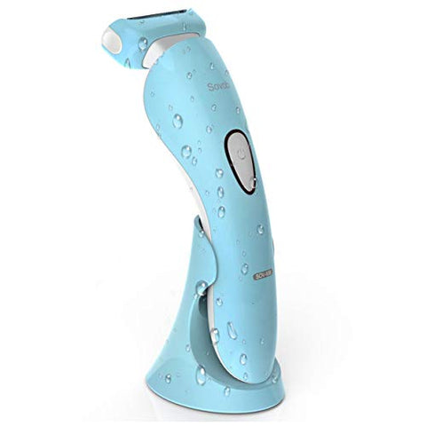 Sovob Electric Razor for Women Painless Lady Shaver Hair Remover for Womens Legs and Underarms Bikini Trimmer Wet and Dry Waterproof with LED Light