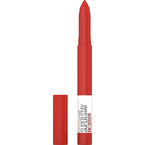 Maybelline SuperStay Ink Crayon Matte Longwear Lipstick With Built-in Sharpener, Know No Limits, 0.04 Ounce