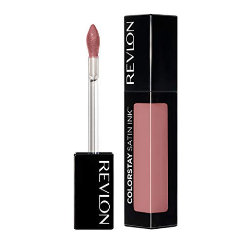 Revlon Liquid Lipstick, Face Makeup, ColorStay Satin Ink, Longwear Rich Lip Colors, Formulated with Black Currant Seed Oil, 007 Partner in Crime, 0.17 Fl Oz