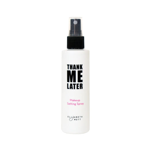 Elizabeth Mott - Thank Me Later Face Makeup Setting Spray for Oily Skin - Cruelty Free, Weightless, Hydrating, Long-Lasting Matte Finishing Spray - For Face & Skin that Glow - 95ml