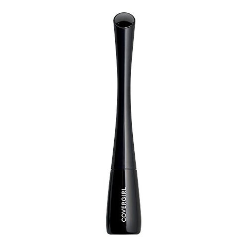 COVERGIRL Get In Line Liquid Eyeliner, Black Crystal, Long Lasting, 0.08 Ounces, Feather-Fine Tip, Contour-Grip Handle, Quick-Dry Liquid Eyeliner, Removes Easily