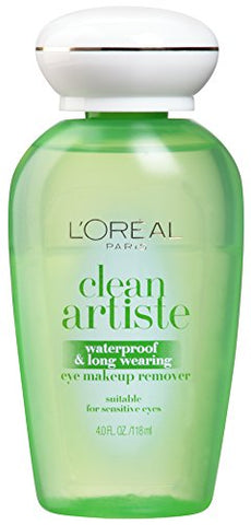L'Oréal Paris Clean Artiste Eye Makeup Remover, Sensitive Eyes, 4 fl. oz.