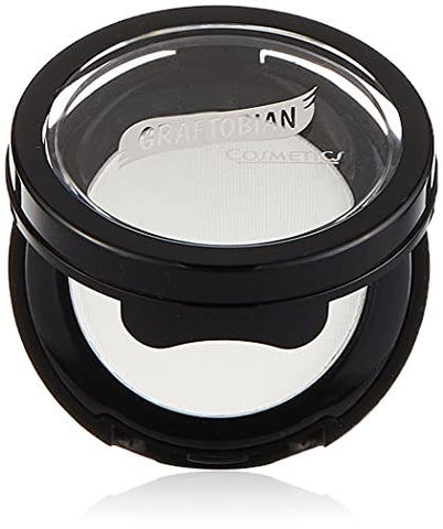 Graftobian Professional HD Cake Eyeliner (Stark White) Get Precise Lines, Water-Activated Pressed Powder Eyeliner, Long-Lasting Wear, For Bold Graphic Liner Or Subtle Tightline Effect, Made in USA