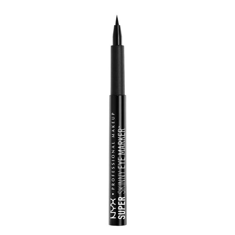 NYX PROFESSIONAL MAKEUP Super Skinny Eye Marker, Liquid Eyeliner, Carbon Black