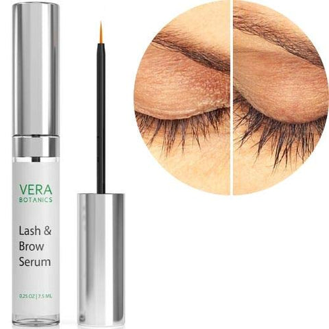 Vera Botanics Lash & Brow Booster Serum Gives You Longer Fuller Thicker Looking Eyelashes & Eyebrows. Bestselling Conditioner Stimulates The Appearance Of Growth & Regrowth. Natural Eye Lash Enhancer