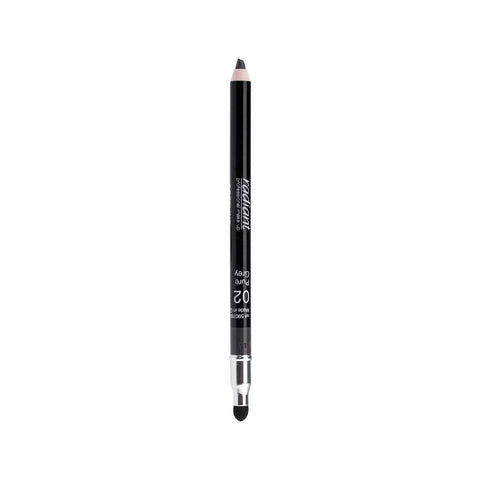 Radiant Professional Softline Waterproof Eye Pencil with Smudging Tool - Long Lasting Under Eye Liner for Women, For the Perfect Smoky Eye, Pure Grey (02)