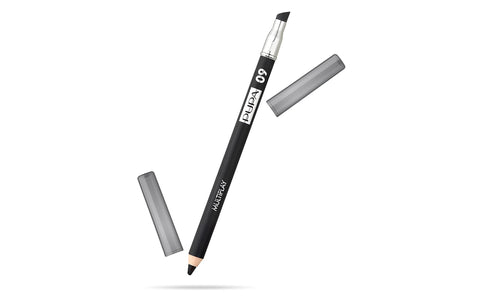 PUPA Milano Multiplay Triple-Purpose Eye Pencil - For Three Purposes - To Perfectly Line The Eyes - To Make Them Look Intense - For Perfectly Blendable Pure Color - Smooth Texture - 09 Black - 0.04 Oz