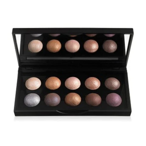 Baked Eyeshadow Palette, 10-Shade Set, California