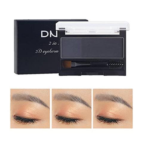 SNOVO Professional eyebrow Palette Eyebrow makeup is available in 5 colors (01# Gray-black)