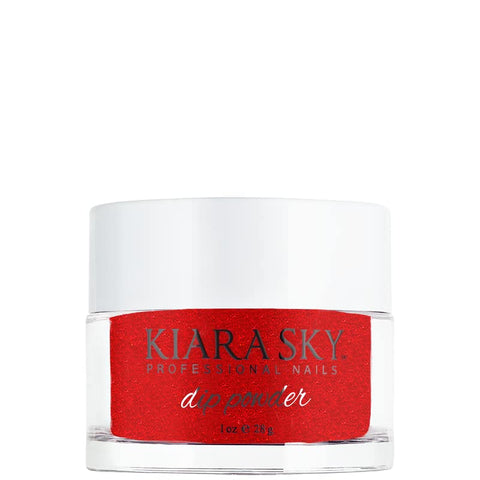 Kiara Sky Professional Nails, Nail Dipping Powder 1 oz. - Red Tone (Diablo)