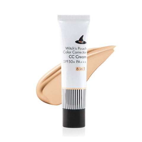 Witch's Pouch CC Cream with SPF50 for Maturre Skin Color Corrector CC Cream SPF50+ PA+++ 6in1 Korean Makeup