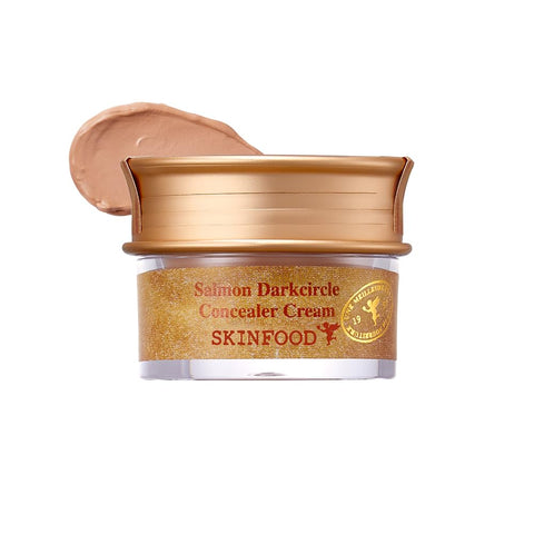 SKINFOOD Salmon Dark Circle Concealer Cream #2 - Concealer for Dark Circles - Under Eye Concealer for Dark Spots and Wrinkles - Full Coverage Under Eye Concealer - 0.35 Oz/10 g (Salmon Beige)