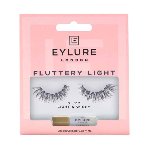 Eylure Texture False Lash, Style No. 117, Reusable, Adhesive Included, 1 Pair