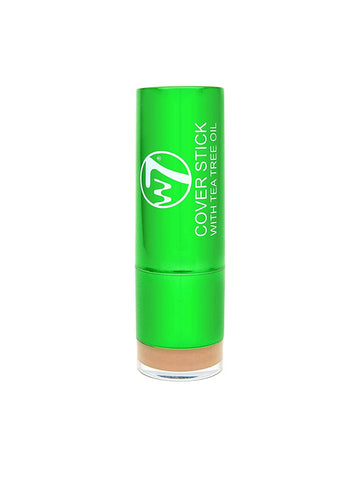 W7 Tea Tree Concealer Stick - Creamy, Skin Soothing Formula For Blemishes & Redness - Long-Lasting Concealer Makeup (Light/Medium)