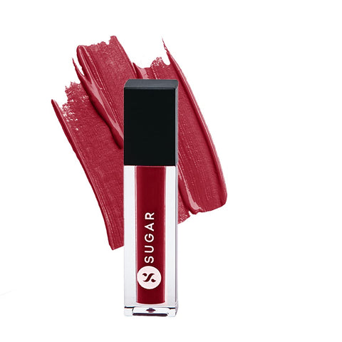 SUGAR Smudge Me Not Liquid Mini Lipstick - 10 Drop Dead Red
