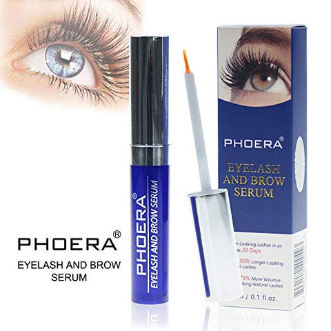 PHOERA® Eyelash Rapid Growth Serum Lengthen Thickening EyeBrow Enhancer UK AQUAPURITY
