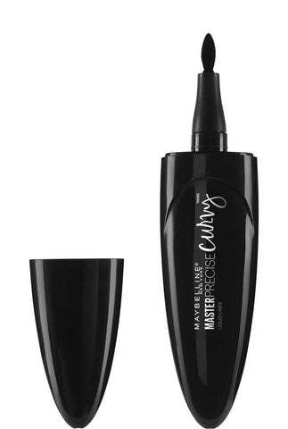 Maybelline New York Master Precise Curvy Liquid Eyeliner, Black, 0.01 oz.